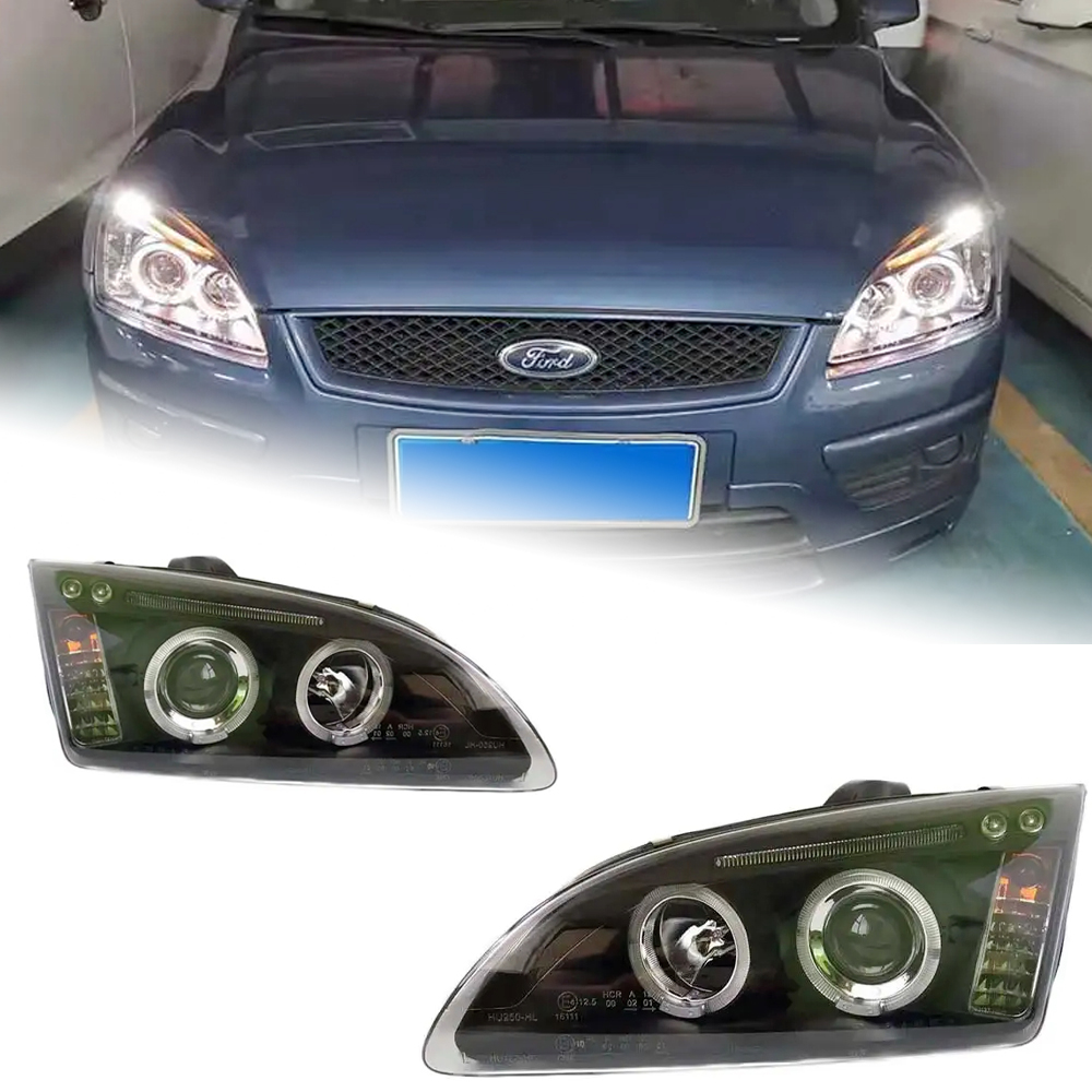 AKD Car Styling for Ford Focus Headlight 2005-2008 Focus LED Headlight Led Drl Angel Eye Hid Bi Xenon Auto Accessories