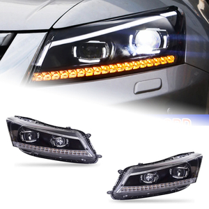 AKD Car Styling for Honda Accord Headlights 2008-2012 Accord 8 LED Headlight LED DRL Hid Head Lamp Angel Eye Bi Xenon Accessories