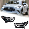 AKD Car Light for Toyota Highlander 2021-Now Crown Kluger LED Auto Headlights Assembly Upgrade High Configure Bifocal Lens Accessories Kit