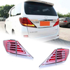 AKD Car Styling for Toyota Alphard Tail Lights 2009-2014 LED Tail Lamp LED DRL Brake Dynamic Signal Reverse auto Accessories