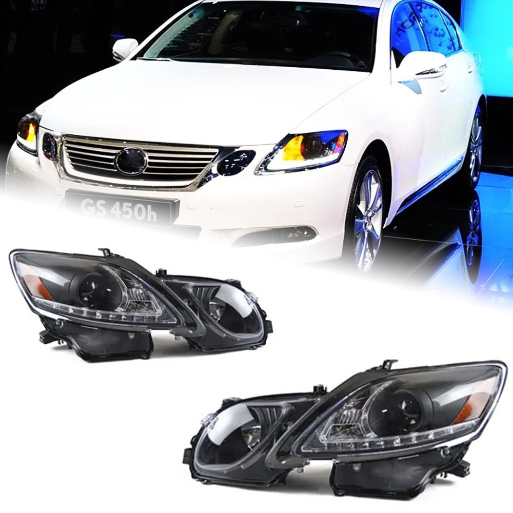 AKD Car Styling Head Lamp for Lexus GS350 Headlight 2004-2011 GS300 LED Headlight DRL Hid Bi Xenon Auto Accessories