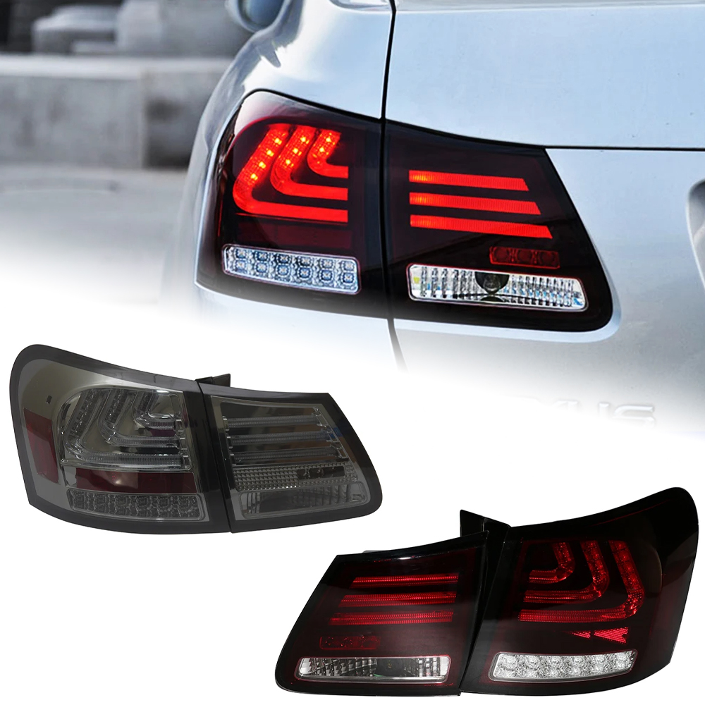 AKD Car Styling for Lexus GS350 Tail Light 2006-2010 GS300 GS430 Tail Lamp LED DRL Signal Brake Reverse auto Accessories