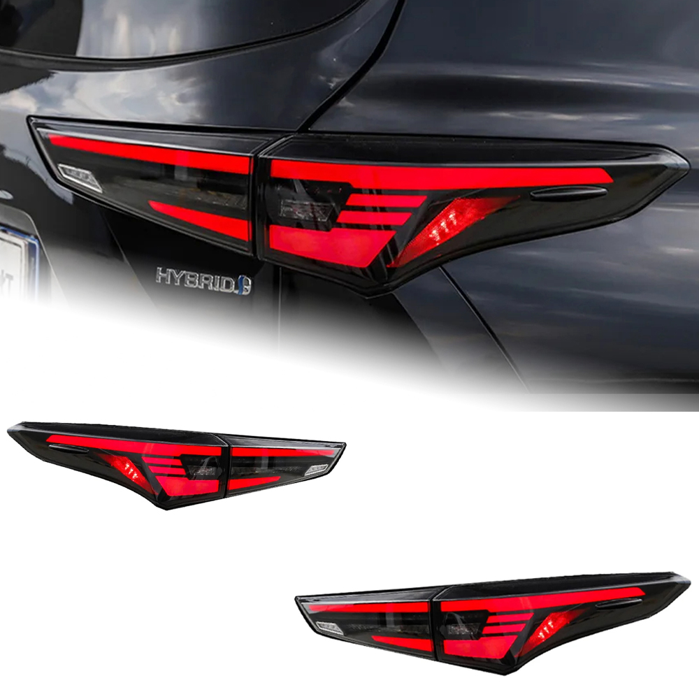 AKD Car Styling for Toyota Highlander LED Tail Light 2021-2022 New Kluger Rear Lamp DRL Dynamic Signal Brake Reverse Accessories