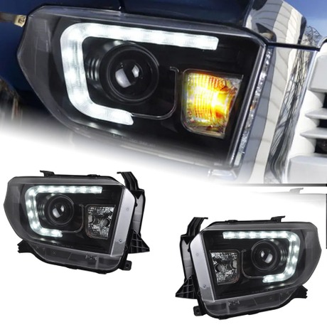 AKD Car Styling for Toyota Tundra Headlights 2014-2018 New Tundra LED Headlight Tundra DRL Bi Xenon Lens Head Lamp Accessories