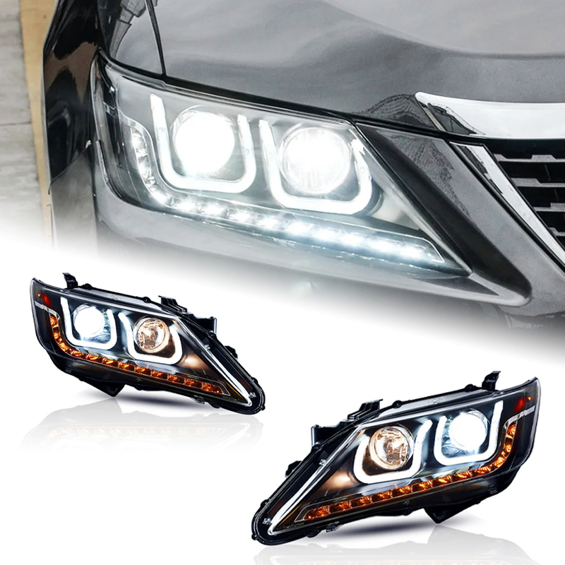 AKD Car Styling for Toyota Camry V50 LED Headlight 2012-2014 Camry LED DRL Hid Head Lamp Angel Eye Bi Xenon Accessories