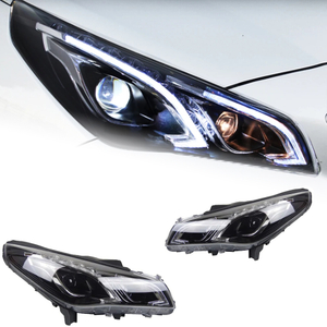 AKD Car Lights for Sonata 9 2015-2018 9th LED Auto Headlights Assembly Upgrade E-Class Design Bifocal Lens Exterior Accessories