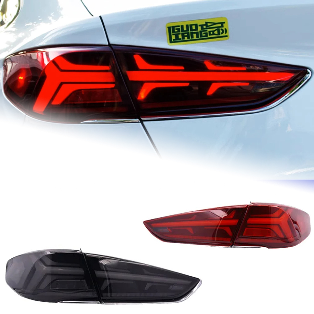 AKD Car Styling for Hyundai Sonata Tail Lights 2016-2019 New Sonata LED Tail Lamp DRL Dynamic Signal Reverse auto Accessories