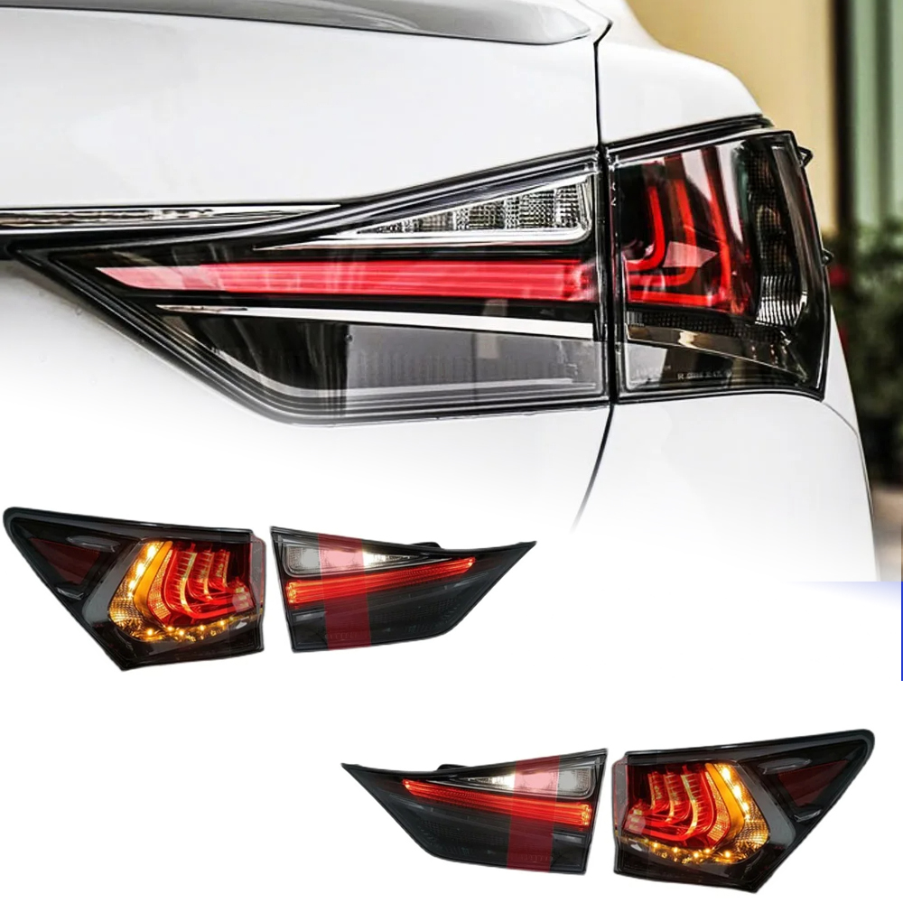 AKD Tail Lamp for Lexus GS250 GS350 LED Tail Light 2013-2020 GS200 GS300 GS Rear Fog Brake Turn Signal Automotive Accessories