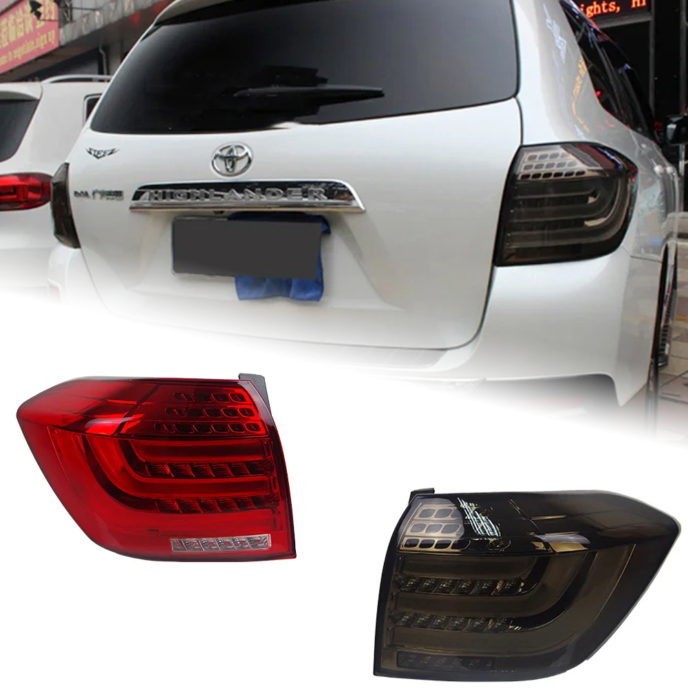 AKD Car Styling for Toyota Highlander LED Tail Lights 2012-2014 Highlander LED DRL Signal Lamp Brake Reverse auto Accessories