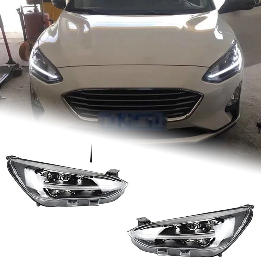 AKD Car Styling for Ford Focus Headlight 2019-2021 New Focus 5 LED Headlight Dynamic Signal Led Drl Hid Bi Xenon Auto Accessories