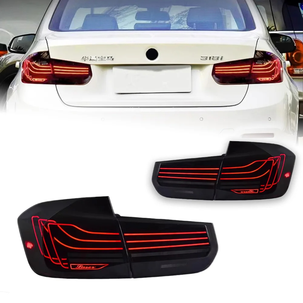 AKD Car Lights for BMW F30 LED Tail Lights 2013-2018 F35 F80 3D Rear Lamps 318i 320i 325i 330i 335i DRL Signal Auto Accessories