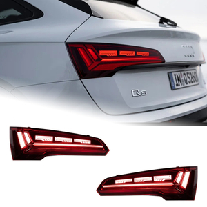 AKD Tail Lamp for Audi Q5 Q5L LED Tail Light 2018-2020 Q5 Q5L Rear Fog Brake Turn Signal Automotive Accessories