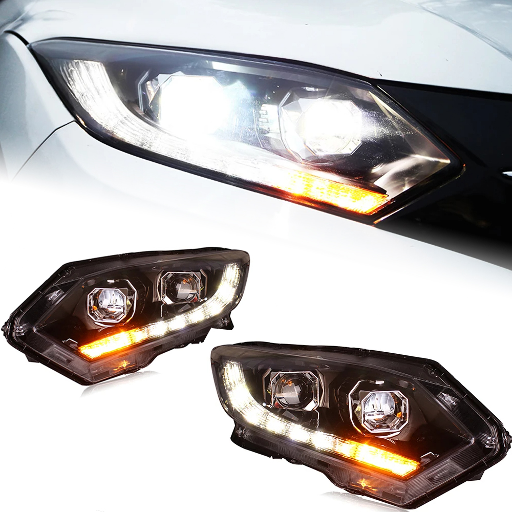 AKD Head Lamp for Honda HR-V LED Headlight 2015-2019 Headlights HRV Vezel DRL Turn Signal High Beam Angel Eye Projector Lens