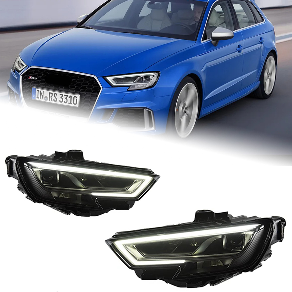 AKD Car Lights for Audi A3 LED Headlight 2013-2019 A3 8V Head Lamp Projector Lens DRL Front Automotive Accessories