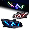 AKD Car Lights for Honda Civic X 2016-2021 LED Auto Headlight Assembly Upgrade Lamborghini Design LHD RHD Dynamic Signal Lamp Accessories