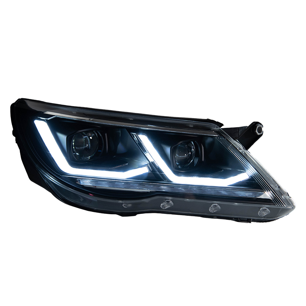 AKD Car Styling Head Lamp for VW Tiguan Headlights 2007-2012 Tiguan LED Headlight upgrade New Tiguan X led Projector Lens DRL Signal