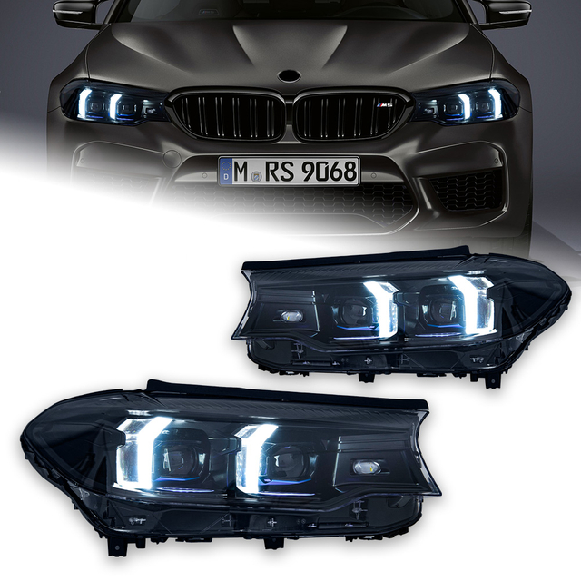 AKD Car Styling Head Lamp For BMW G30 LED Partlner Headlight 2017-2023 LCI Lights 525i 530i 535i 540i Modified Assembly DRL Signaal Auto Accessoires