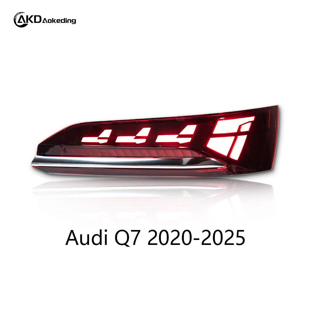 AKD Is Suitable for Retrofitting The Taillight Assembly of 2020-2025 Audi Q7 with New LED Dynamic Daytime Running Lights And Sequential Turn Signals.