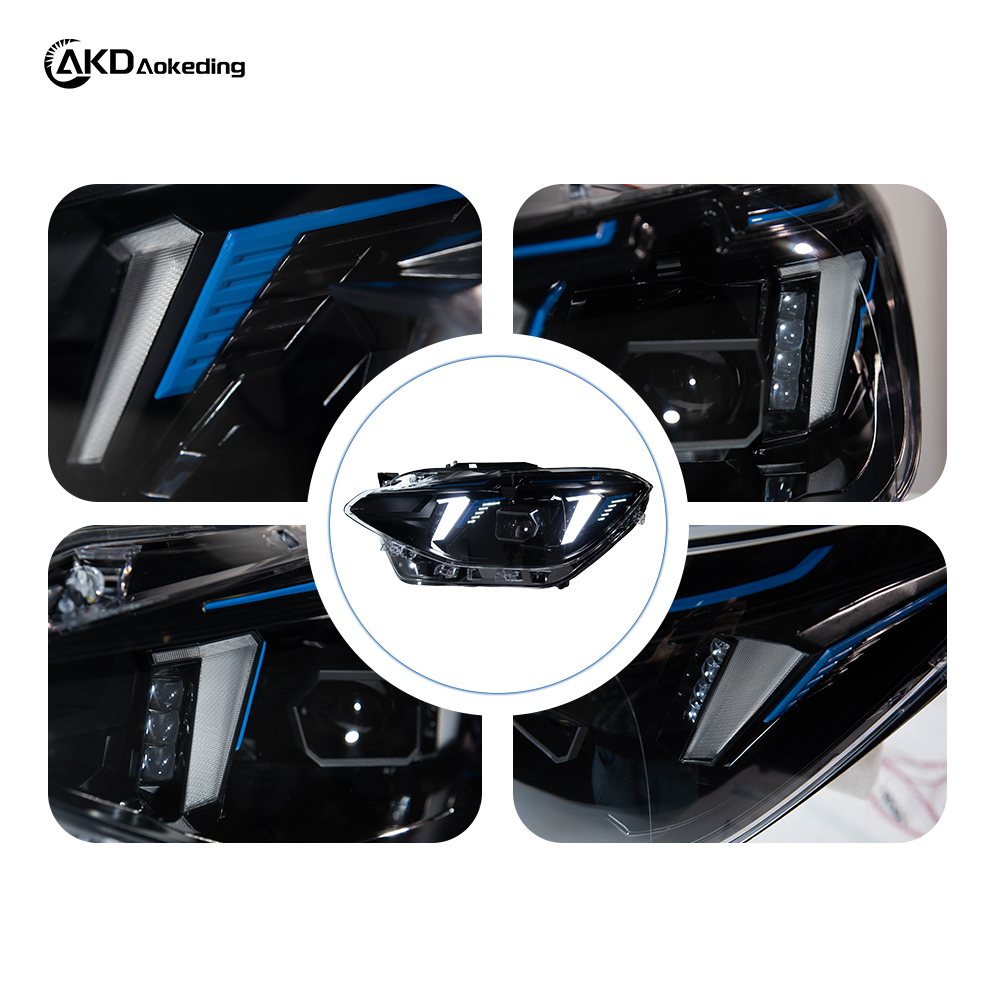 AKD Headlight Assembly Upgrade for 2012-2014 BMW 1 Series F20 Models: LED Laser Sequential Turn Signals, Daytime Running Lights, And Bi-xenon Projector Lenses.