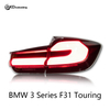 AKD LED signal brake styling modification taillights suitable for 2013-2019 BMW 3 Series F31 Touring models.