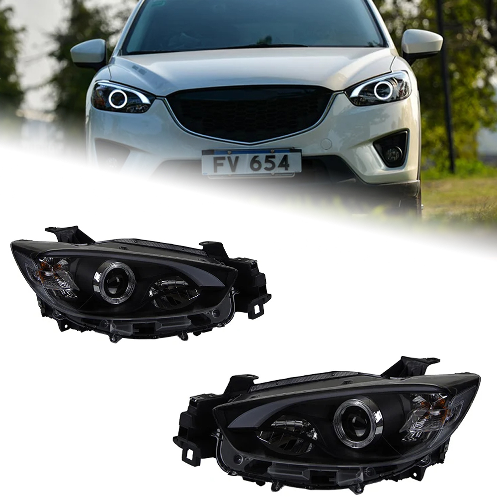 AKD Car Styling Head Lamp for Mazda CX-5 LED Headlight 2012-2016 Brand Eagle Eye Angel Eye LED DRL Hid Bi Xenon Auto Accessories