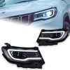 AKD Car Styling Head Lamp for Jeep Compass Headlights 2017-2022 New Compass LED Headlight LED DRL Hid Bi Xenon Auto Accessories