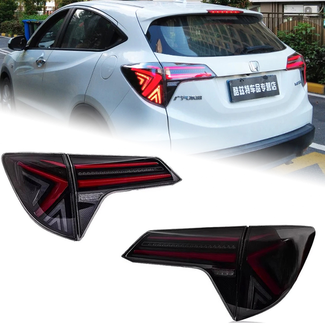 AKD Car Styling for Honda HR-V LED Tail Light 2015-2020 HRV Vezel Rear Fog Brake Turn Signal Auto Accessories