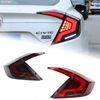 AKD Car Lights For Honda Civic X 2016-2021 10th Sedan LED Auto Taillight Assembly Rear Dynamic Highlight Signal Lamp Tools Accessories