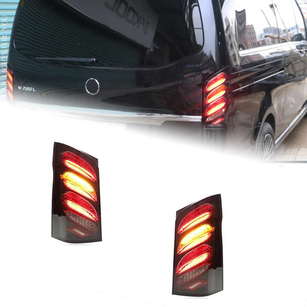 Taillight For Benz VITO V250 LED Taillights 2016-2021 V260 V260L Tail Lamp Car Styling DRL Signal Projector Lens Auto Accessorie