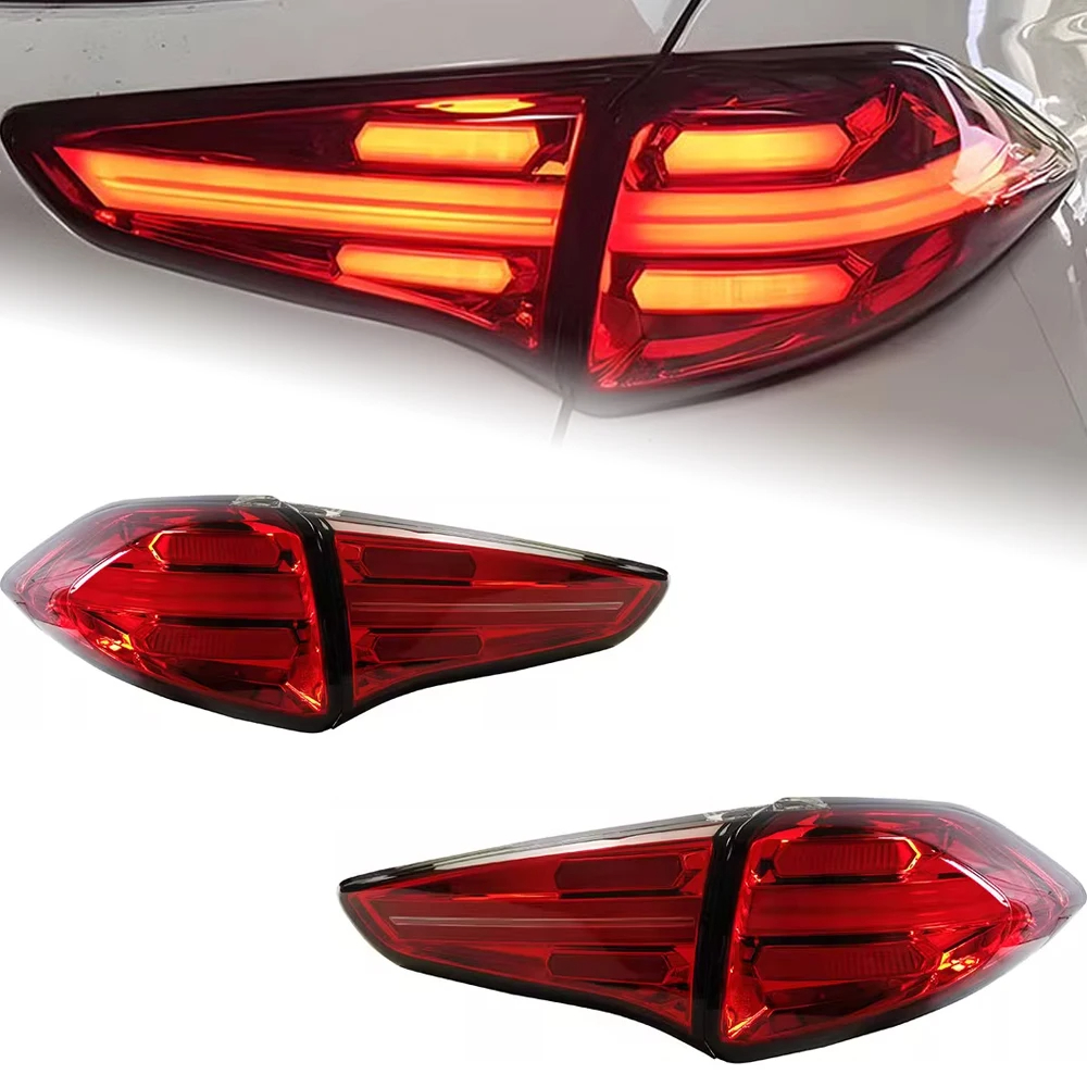 AKD Car Styling for Hyundai Tucson Tail Lights 2015-2018 New Tucson LED Tail Lamp LED DRL Signal Brake Reverse auto Accessories