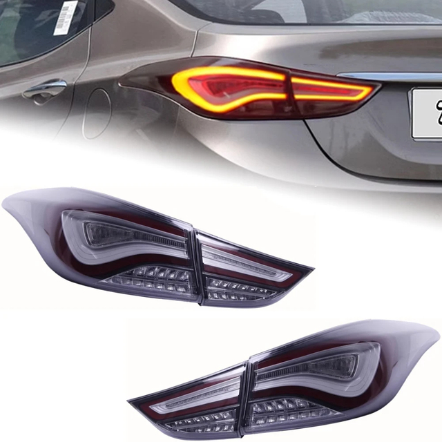 AKD Car Styling for Hyundai Elantra Tail Light 2011-2016 LED Tail Lamp LED Rear Lamp DRL Signal Brake Reverse auto Accessories