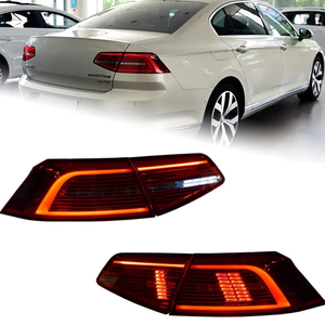 AKD Car Styling for VW Passat B8 Tail Lights 2017-2019 New Passat LED Tail Lamp LED DRL Dynami Signal Brake Reverse auto Accessories