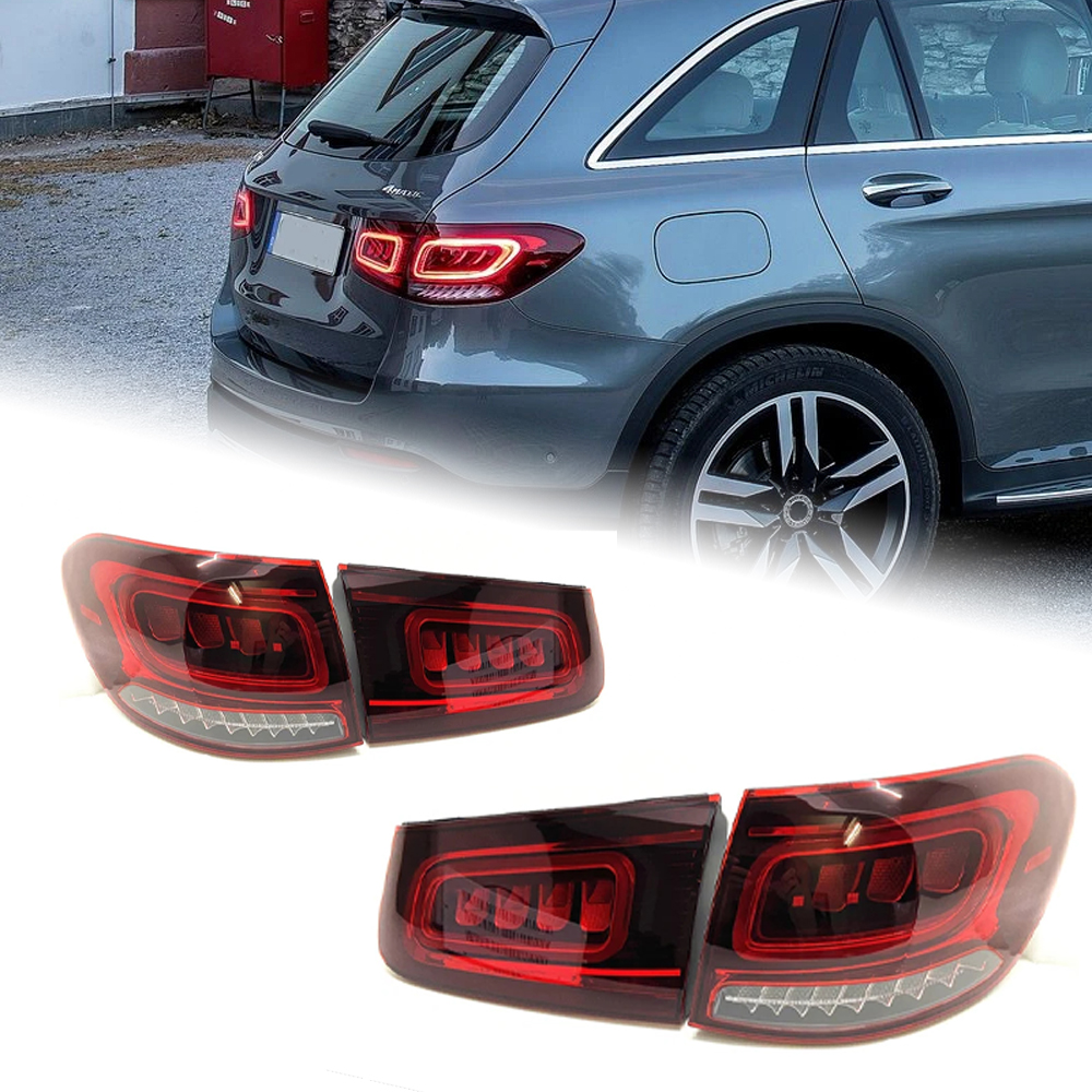 AKD Car Lights For BENZ GLC 2016-2019 W253 GLC300 GLC350 LED Auto Taillights Assembly Upgrade AMG Design 2022 Newest Style Accessories