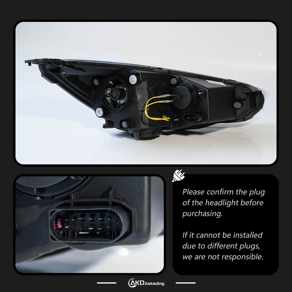 AKD Suitable for 2015-2018 Ford Focus headlight upgrade and modification assembly