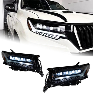 AKD Head Lamp for Toyota Prado LED Headlight 2018-2022 Headlights LC200 DRL Turn Signal High Beam Angel Eye Projector Lens