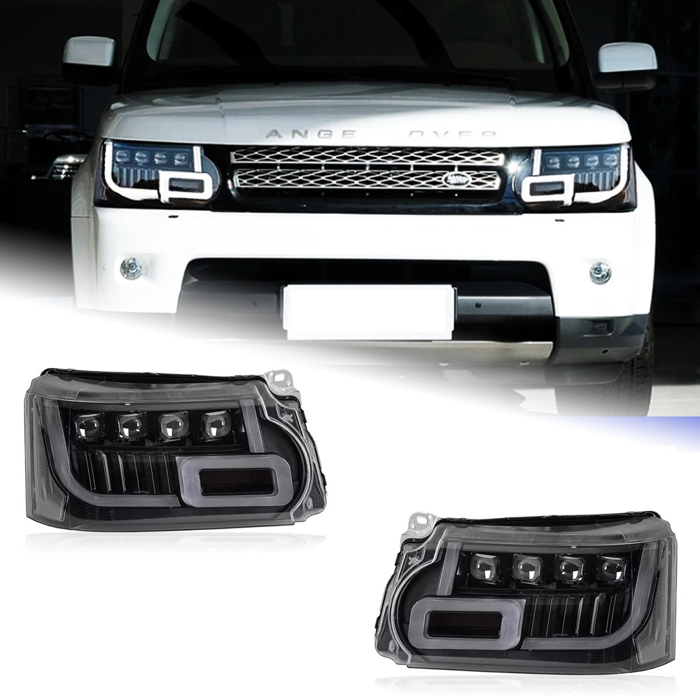 AKD Head Lamp for Range Rover Sport / Executive LED Headlights 2010-2013 DRL Turn Signal High Beam Angel Eye Projector Lens