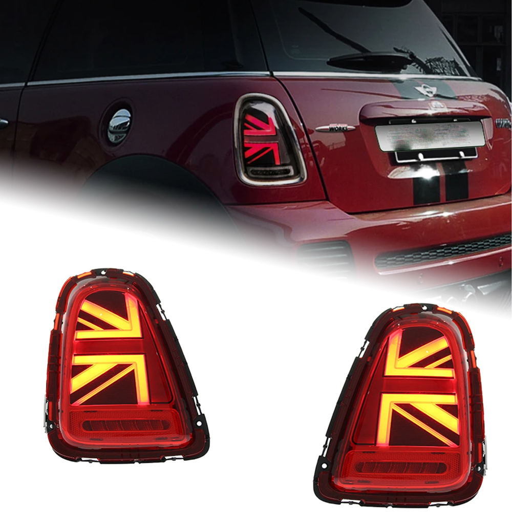 AKD Car Styling Tail Lamp for MINI R55 LED Tail Light 2007-2013 R56 Taillights Cooper R57 R58 DRL Brake Reverse auto Accessories