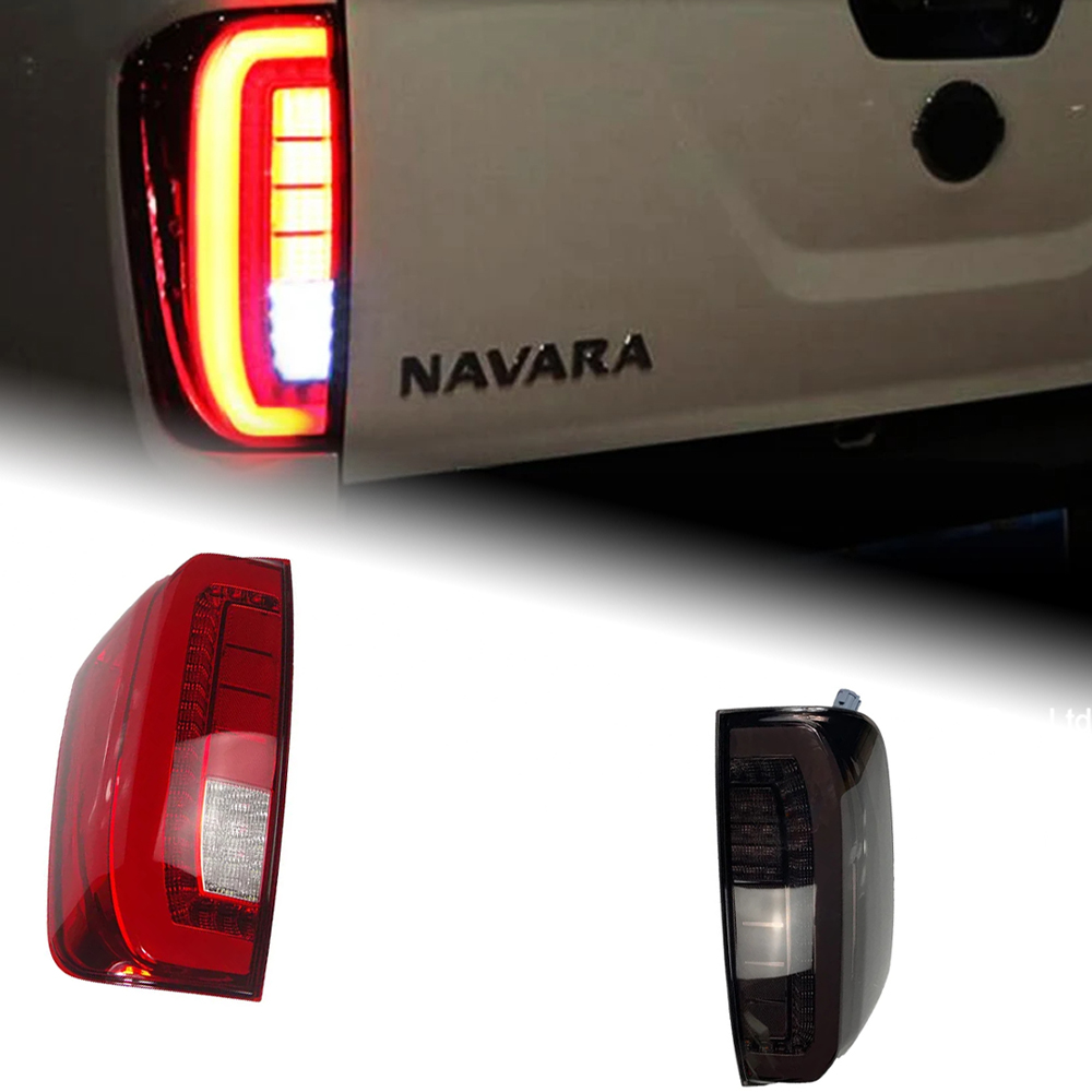 AKD Car Styling for Nissan Navara Tail Light 2016-2019 NP300 LED Tail Lamp DRL Brake Dynamic Signal Reverse auto Accessories