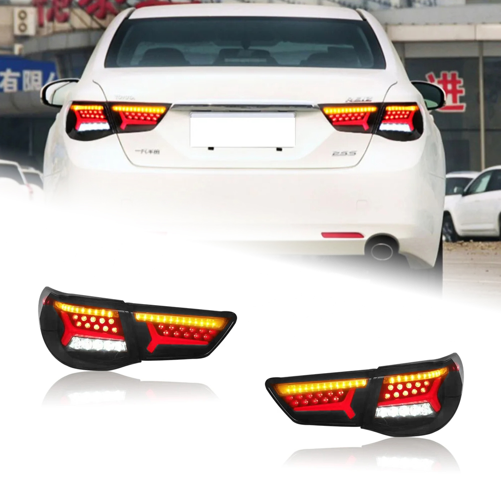 AKD Tail Lamp for Toyota Mark X LED Tail Light 2011-2013 Reiz Mark X Rear Fog Brake Turn Signal Automotive Accessories