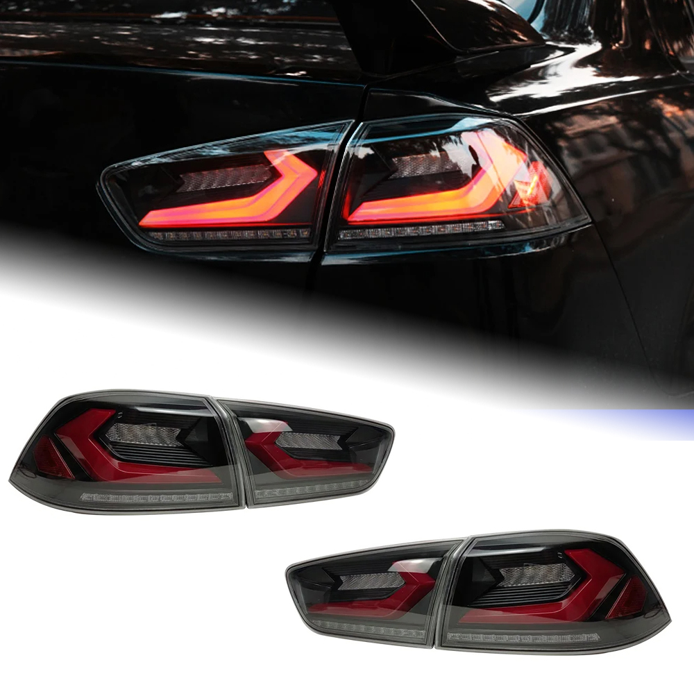 AKD Tail Lamp for Mitsubishi Lancer LED Tail Light 2009-2016 Lancer EX Rear Fog Brake Turn Signal Automotive Accessories