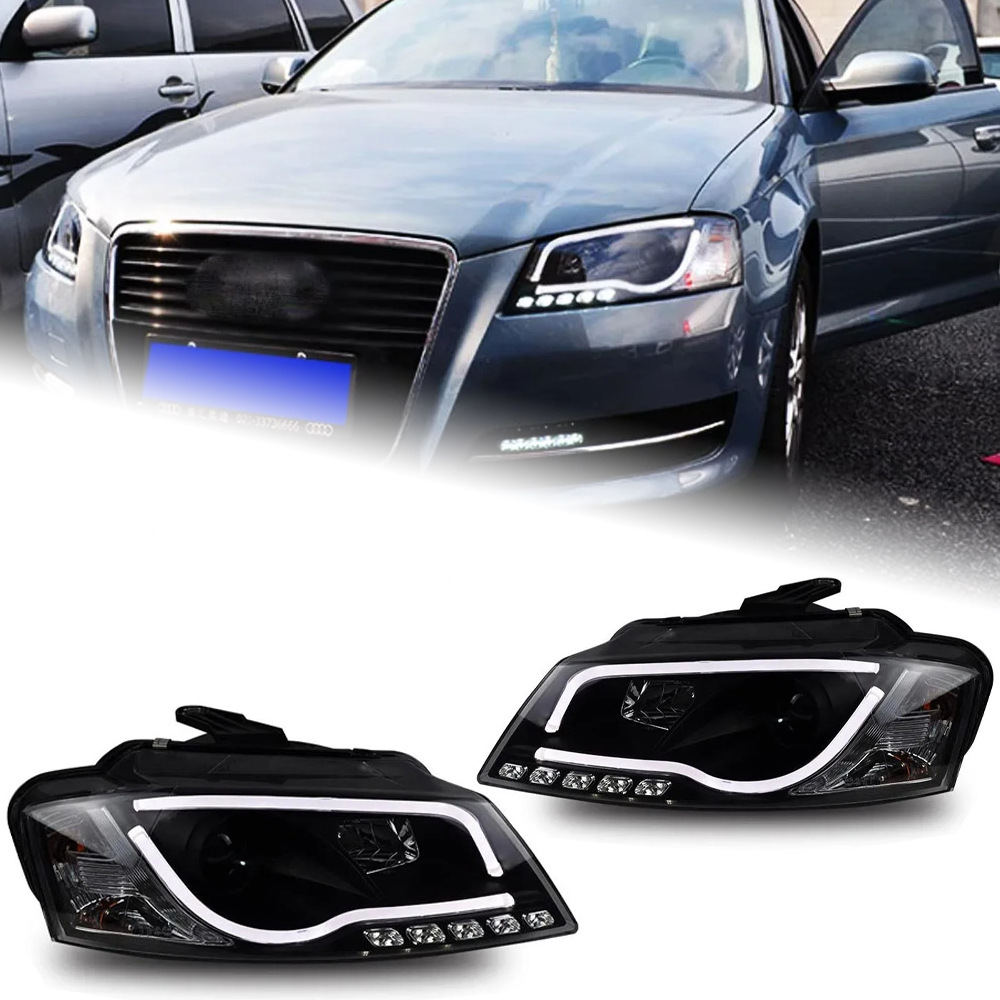 Car Styling Headlights for AUDI A3 LED Headlight 2008-2012 Head Lamp DRL Signal Projector Lens Automotive Accessories