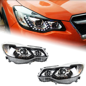 AKD Car Lights For Subaru XV 2011-2017 Impreza LED Headlights DRL Dynamic Turn Signal Lamp Tears Eyes Xenon Double Lens Accessories Upgrade