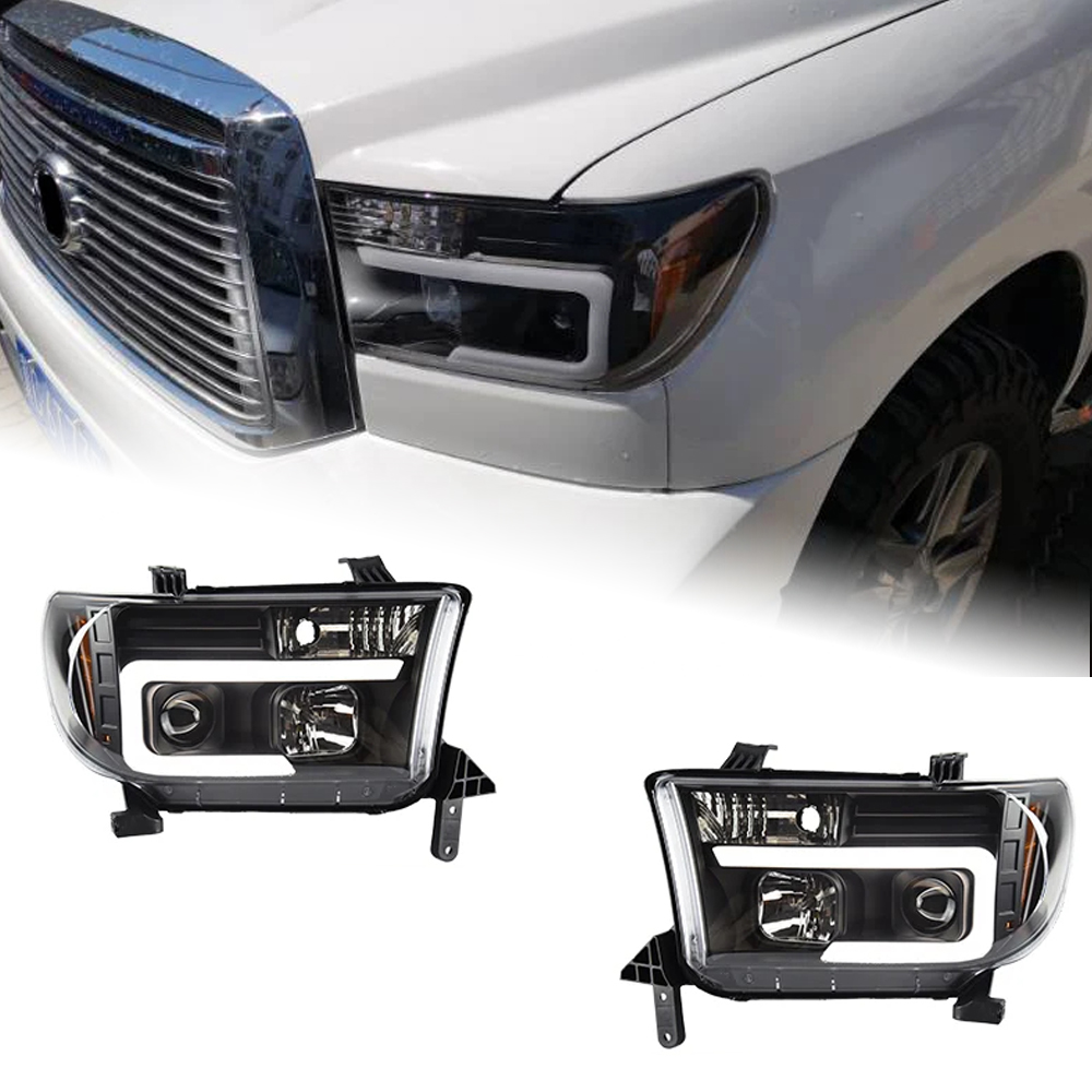 AKD Car Styling for Toyota Tundra Headlights 2007-2013 Tundra LED Headlight DRL High Low Beam LED Xenon Head Lamp Accessories