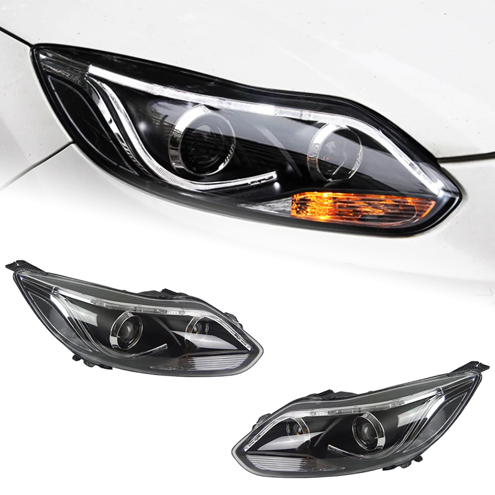 AKD Car Styling for Ford Focus Headlights 2012-2014 Focus 3 LED Headlight DRL Hid Head Lamp Angel Eye Bi Xenon Beam Accessories