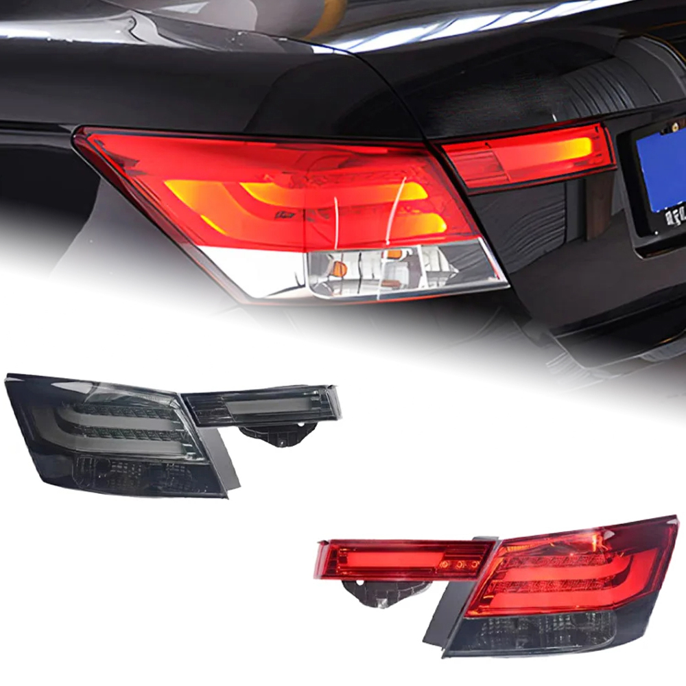 AKD Car Styling for Honda Accord Tail Lights 2008-2012 Accord LED Tail Lamp LED Rear Lamp DRL Signal Brake Reverse auto Accessories