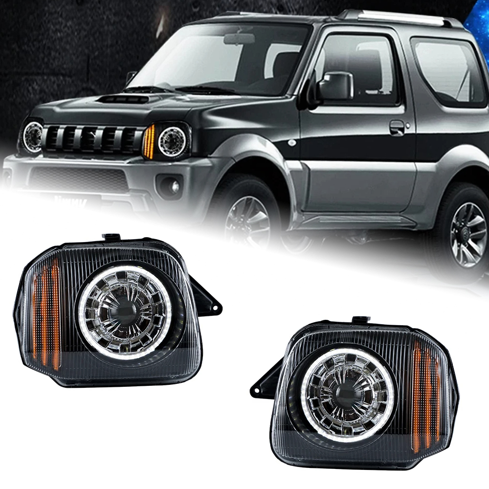 AKD Car Styling Head Lamp for Suzuki Jimny Headlights 2007-2017 Jimny LED Headlight DRL Signal Hid Bi Xenon Auto Accessories