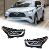 AKD Car Light for Toyota Highlander 2021-Now Crown Kluger LED Auto Headlights Assembly Upgrade High Configure Bifocal Lens Accessories Kit