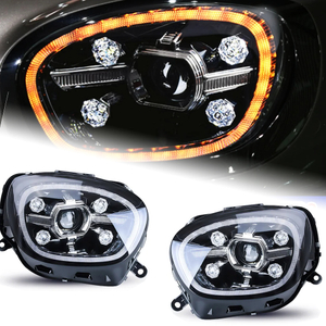 AKD Car Styling for MINI Countryman F60 Headlights 2017-2019 F60 LED Headlight DRL Head Lamp LED Projector Beam Accessories