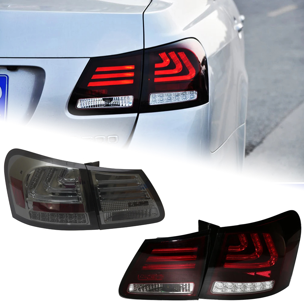 AKD Car Styling for Lexus GS350 Tail Light 2006-2010 GS300 GS430 Tail Lamp LED DRL Signal Brake Reverse auto Accessories