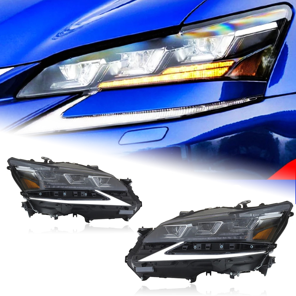 AKD Head Lamp for Lexus GS250 LED Headlight 2016-2019 Headlights GS350 DRL Turn Signal High Beam Angel Eye Projector Lens